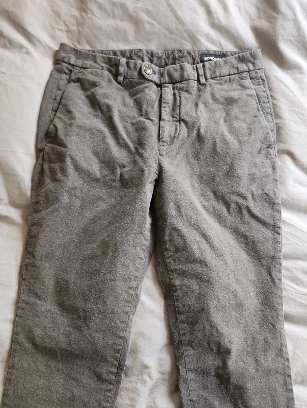 Bonobos Gray Chino Pants